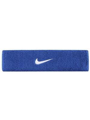 blue and white nike headband