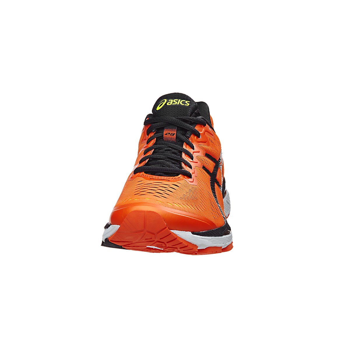 Asics Gel Kayano 23 Ff Men S Shoes Flame Orange Black 360 View