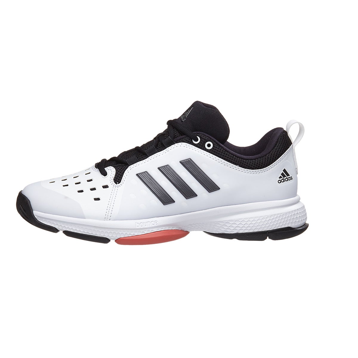 adidas Barricade Classic Bounce White/Black Men's Shoe 360Â° View