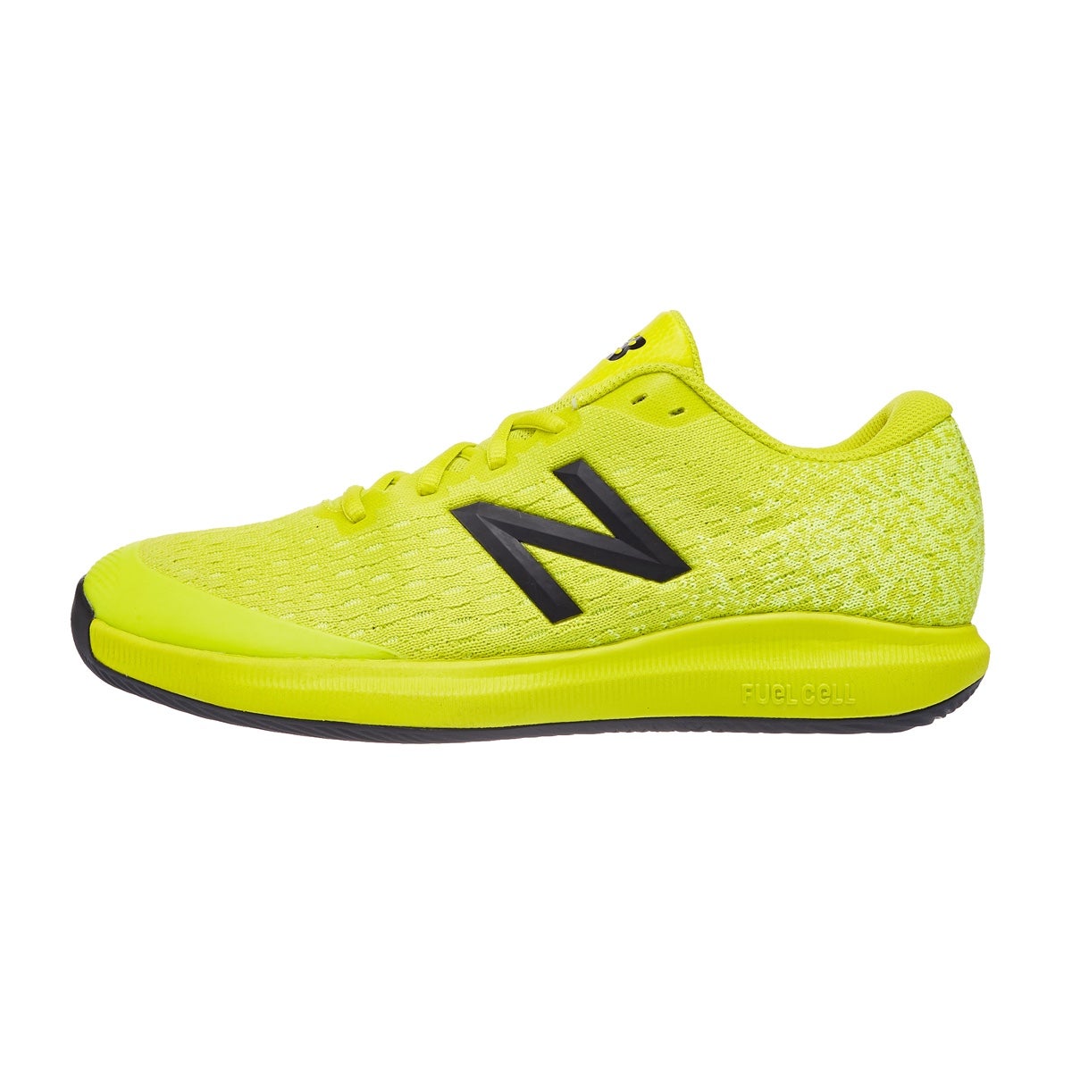 black and yellow new balance shoes