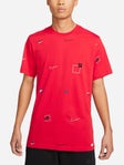 T-Shirt Homme Nike AOP Logo Printemps