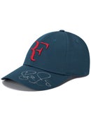 Roger Federer Autographed Uniqlo Hat Blue/Red
