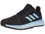 adidas CourtJam Bounce Clay Bk/Bl/Wh Womens Shoes