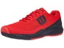 Wilson Rush Pro 3.0 Poppy Red/Black Mens Shoe