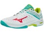 Mizuno Wave Exceed Tour 4 Clay White/Red Womens Shoes