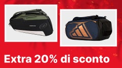 Su borse da padel selezionate