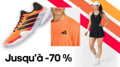 Sélection de chaussures et vêtements adidas