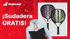 Con palas de pádel Babolat seleccionadas 