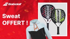 avec certaines raquettes de padel Babolat