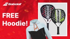 With Select Babolat Padel Rackets