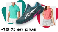 Grande sélection d'équipement ASICS