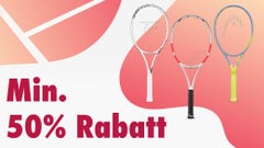 auf ausgewählte Tennisschläger