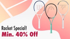 On Select Tennis Rackets  