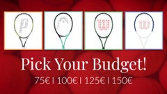 On a HUGE selection of rackets 