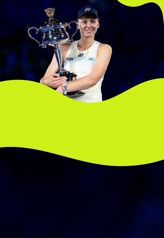 Congratulations </br>Elena Rybakina!