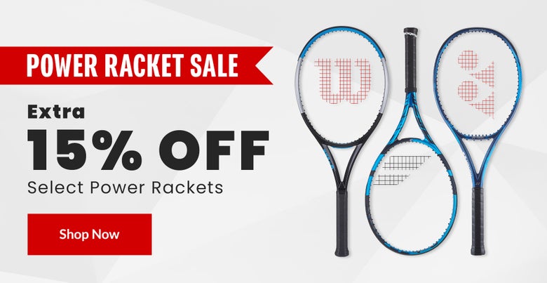 Extra 15% Off Select Power Rackets