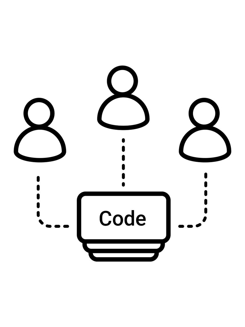 Den Code weitergeben