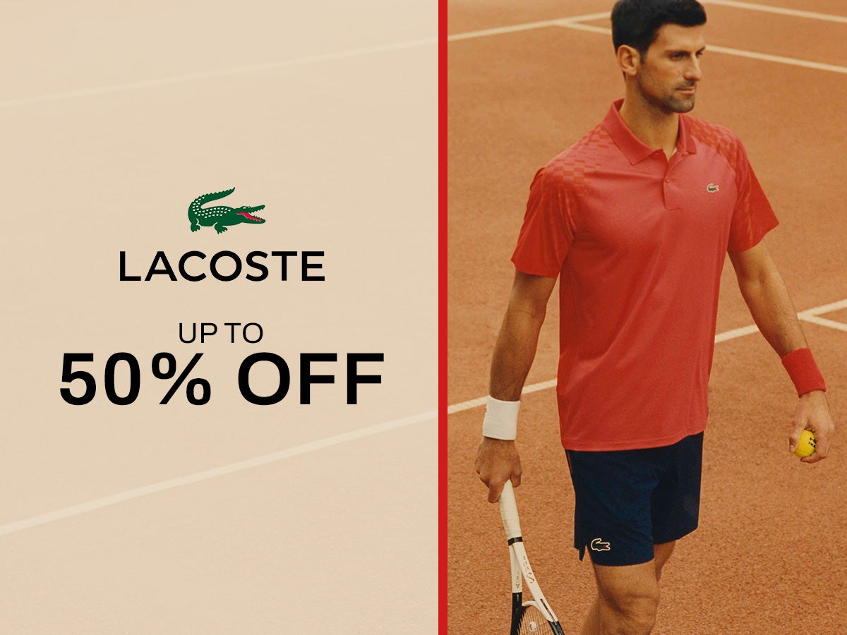 Lacoste Sale! Up to 50% Off