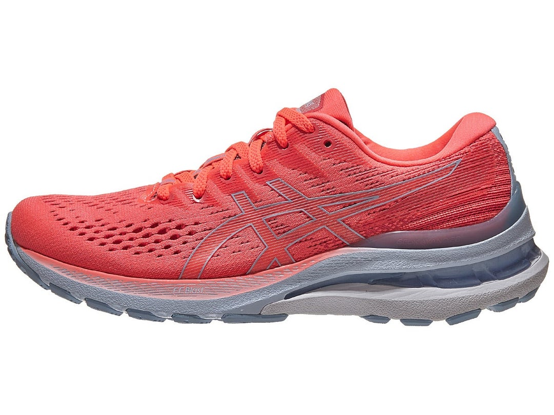 asics gel kayano 28 blazing coral