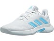 Zapatillas mujer adidas CourtJam Control Blanco/Azul MOQUETA