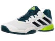 Chaussures Junior adidas Barricade K Off White/Black/Ivy - TOUTES SURFACES