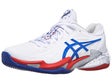 Asics Court FF 3 Novak Clay White/Blue Men Shoes