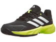 Chaussures Homme adidas Courtjam Control 3 Black/Lemon - TERRE BATTUE