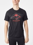ASICS Men's Fujitrail Logo SS Top Black S