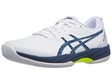 Asics Gel Game 9 Clay  White/Mako Blue Men's Shoes