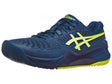 Asics Gel Resolution 9 ALLCOURT Herrenschuh Mako/Gelb