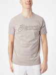 Camiseta manga corta hombre Asics Logo - Gris
