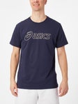 T-Shirt Asics Logo Navy Uomo