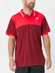 Polo Homme Asics Core Court rouge