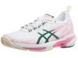 Chaussures de Padel Femme Asics Sonicsmash FF White/Jewel Grn