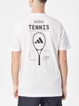 Camiseta manga corta hombre adidas Tennis Racket Primavera