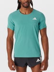adidas Men Adizero Short Sleeve Blue S