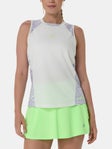 Asics Women's PDL Court Print Tank Beige/Purple