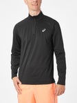 ASICS Men's Core LS 1/2 Zip Winter Top Black S