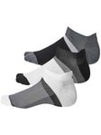 3 paires de chaussettes basses Asics Tennis Color Block