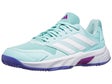Zapatillas mujer adidas CourtJam Control 3 Aqua/Blanco MULTIPISTA