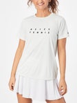 Camiseta mujer Asics Core Court Graphic - Light Green