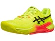 Chaussures Femme Asics Gel Resolution 9 Jaune/Noir - TERRE BATTUE