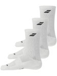 Babolat 3 Pairs Pack Crew Sock White