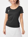Babolat Women Play Capsleeve Top Black M