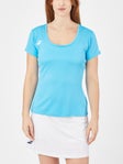 Babolat Women Play Capsleeve Top Blue M
