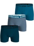 Bjorn Borg Men's Spring Cotton Stretch 3-Pack Boxer