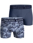 Bjorn Borg Men's Fall Cotton Stretch 2-Pack Boxer