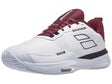 Chaussures Homme Babolat SFX Evo White/Burgundy - TOUTES SURFACES