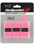 Bullpadel Confort Absortion Overgrip 3 Pack Pink