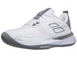 Chaussures Femme Babolat SFX Evo Blanc/Gris - TERRE BATTUE